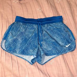 Size Small, blue and white, Nike shorts